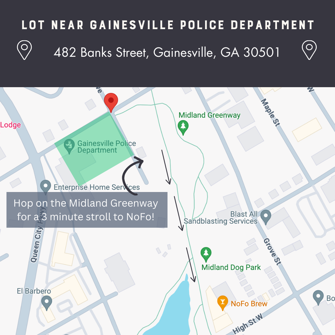 Gainesville Municipal Court parking lot map