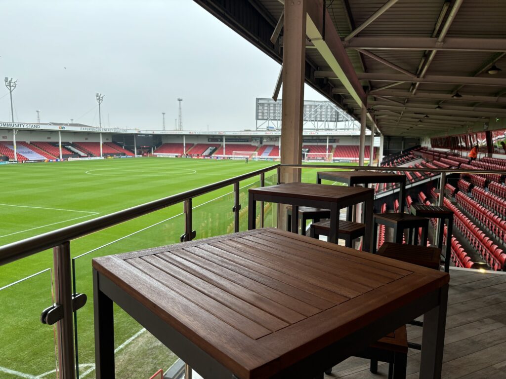 View from NoFo Suite to pitch